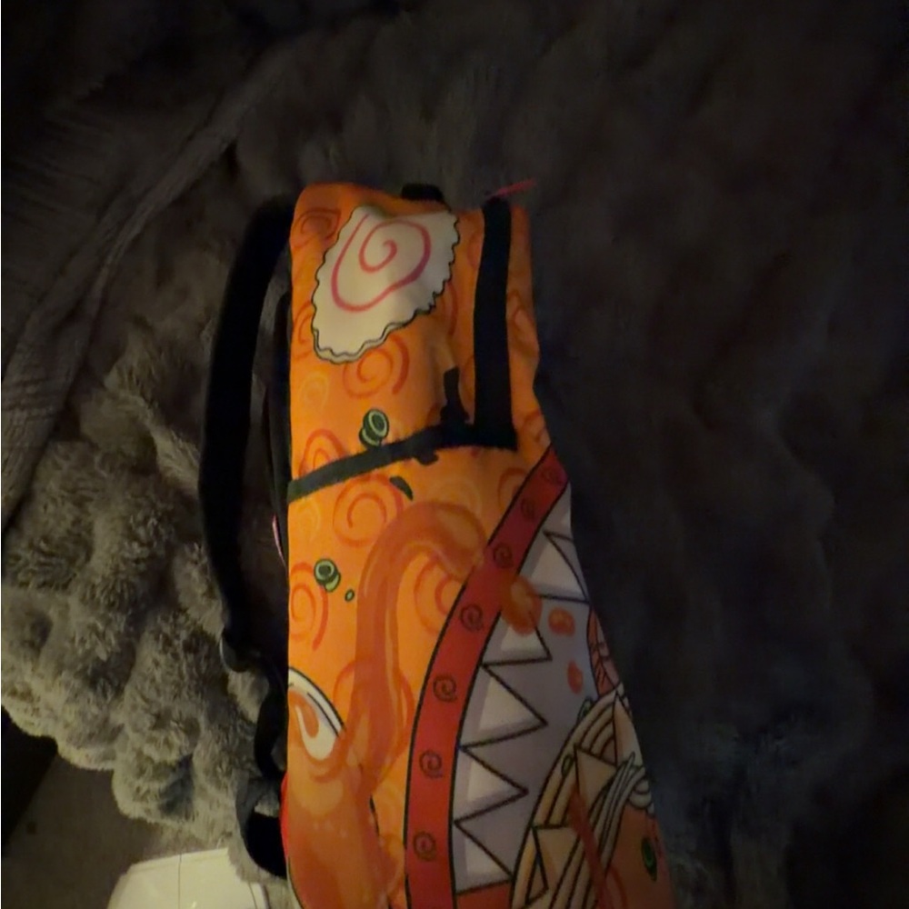 Sprayground Orange Naruto Ramen Graphic Backpack - Picture 3 of 6